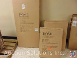 (3) boxes containing Home Decorators white Oxford XCTV desk NEW in boxes. Measures (1) 70.7X28.5X4.1