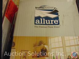 (3) Boxes of [8] 6x36 Teak Resilient Plank Flooring by Allure Ultra