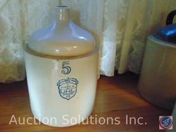 UHL Pottery Co. 5 Gal. Crock Jug