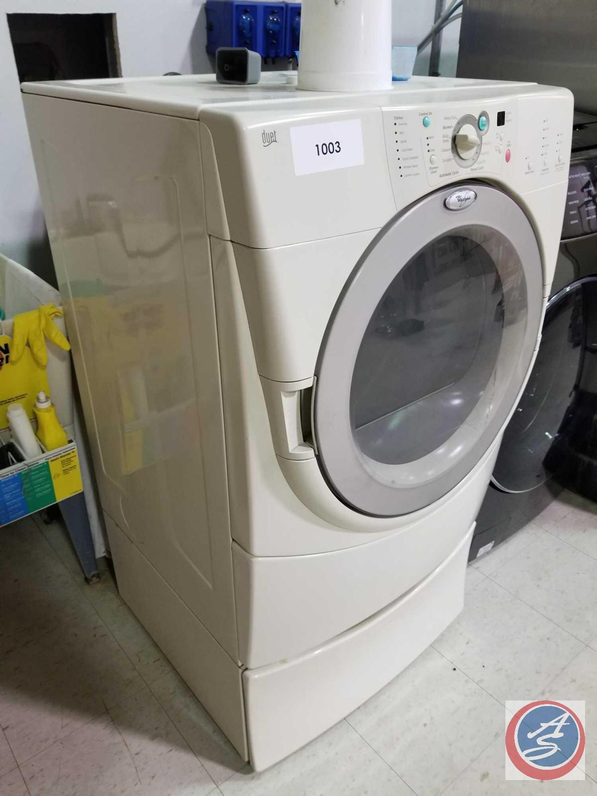 Whirlpool Duet Electric Dryer Model GEW9250PT