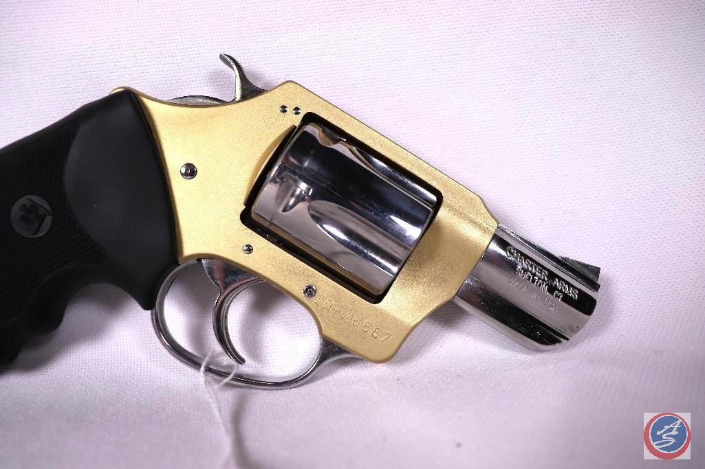 Manufacturer: Charter Arms Model: Chic Lady Caliber: 38 spl Serial #: 16-46587 Type: D/A Revolver
