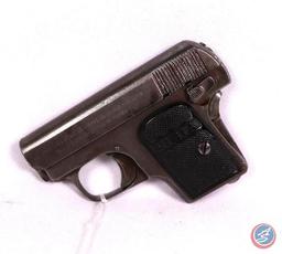 Manufacturer: Astra/Ruby Libra Model: 1914 Caliber: 6.35mm Serial #: 39109 Type: S/A Pistol