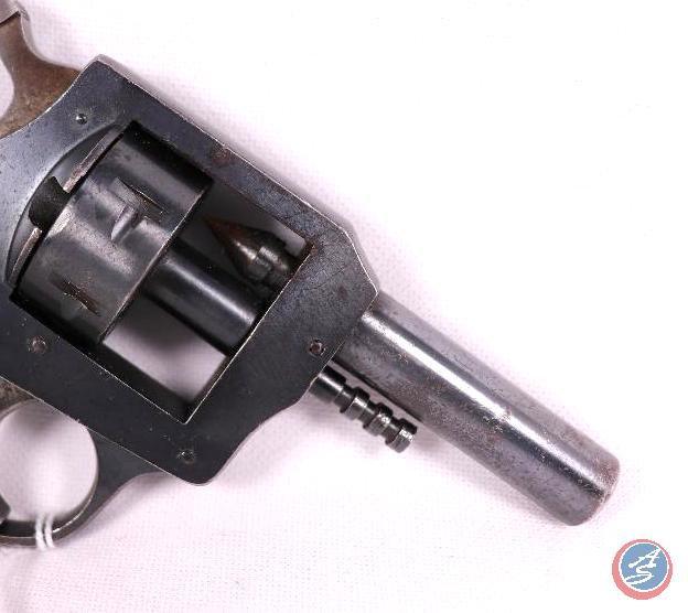 Manufacturer: H& R Model: 960 Caliber: 32 blank Serial #: AB625 Type: D/A Revolver
