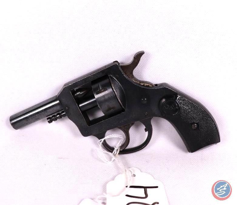 Manufacturer: H& R Model: 960 Caliber: 32 blank Serial #: AB625 Type: D/A Revolver