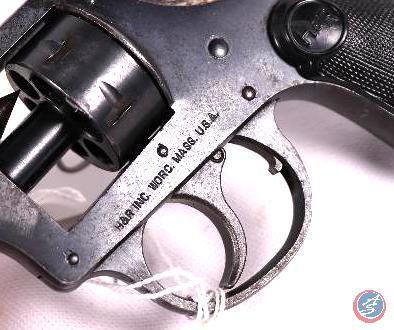 Manufacturer: H& R Model: 960 Caliber: 32 blank Serial #: AB625 Type: D/A Revolver