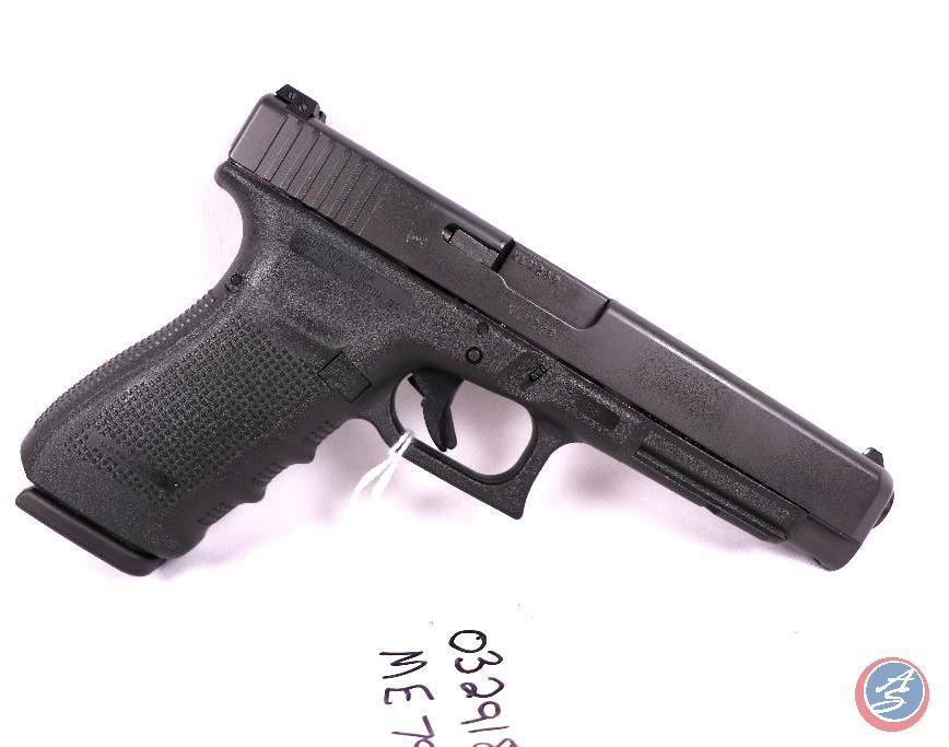 Manufacturer: Glock Model: 41 Caliber: 45 auto Serial #: XLV289 Type: S/A Pistol, NIB