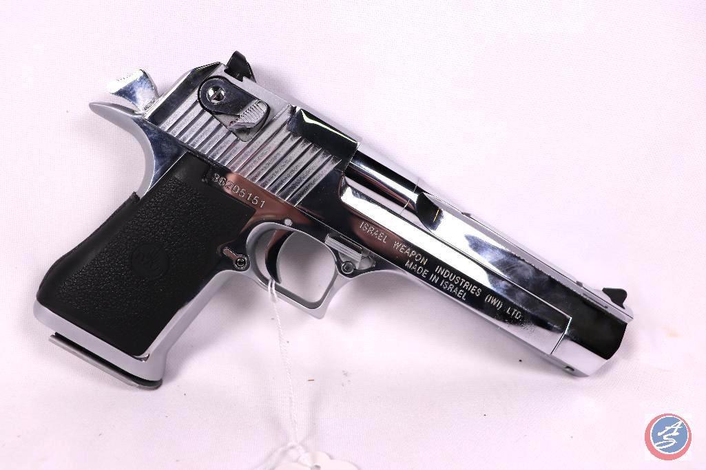 Manufacturer: IWI Magnum Research Model: Desert Eagle Caliber: 50 AE Serial #: 36205150 Type: S/A