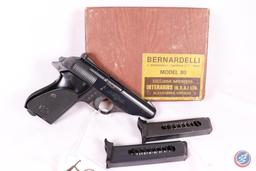 Manufacturer: Interarms V Bernadelli Model: 80 Caliber: 380 Serial #: 09040 Type: S/A Pistol with