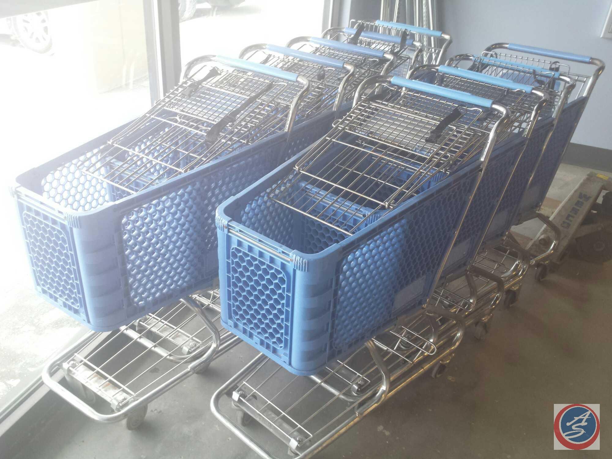 [5] Small Plastic Shopping Carts [SOLD 5x THE MONEY]