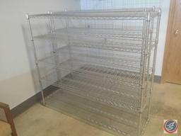 Uline 5-Shelf NSF Chrome Storage Rack (60 x 18 x 54 in.)