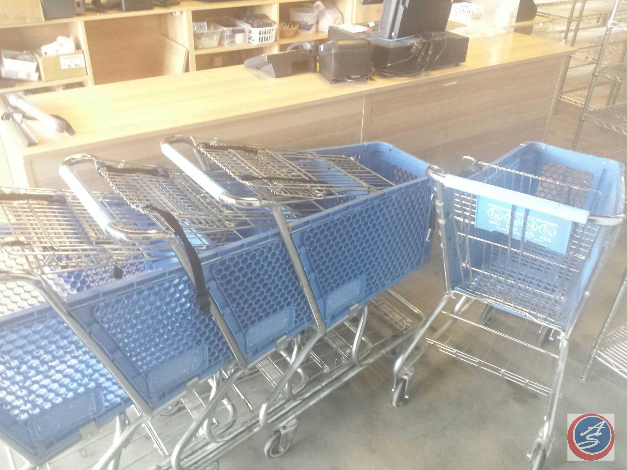 [5] Small Plastic Shopping Carts [SOLD 5x THE MONEY]