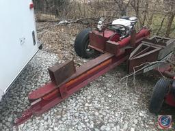 Custom Built Log Spreader with 8.0 HP Honda engine {{HITCH NEEDS REPAIR}} It is currently stored off