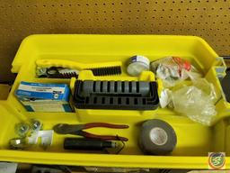 Stanley mobile tool chest with (3) removable inserts. Measures 24.4X15X16.5inches