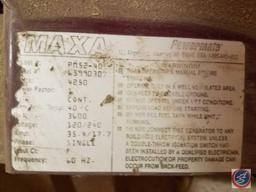 Maxa generator Model #PM52-40 single phase, 35.4/17.7 amps