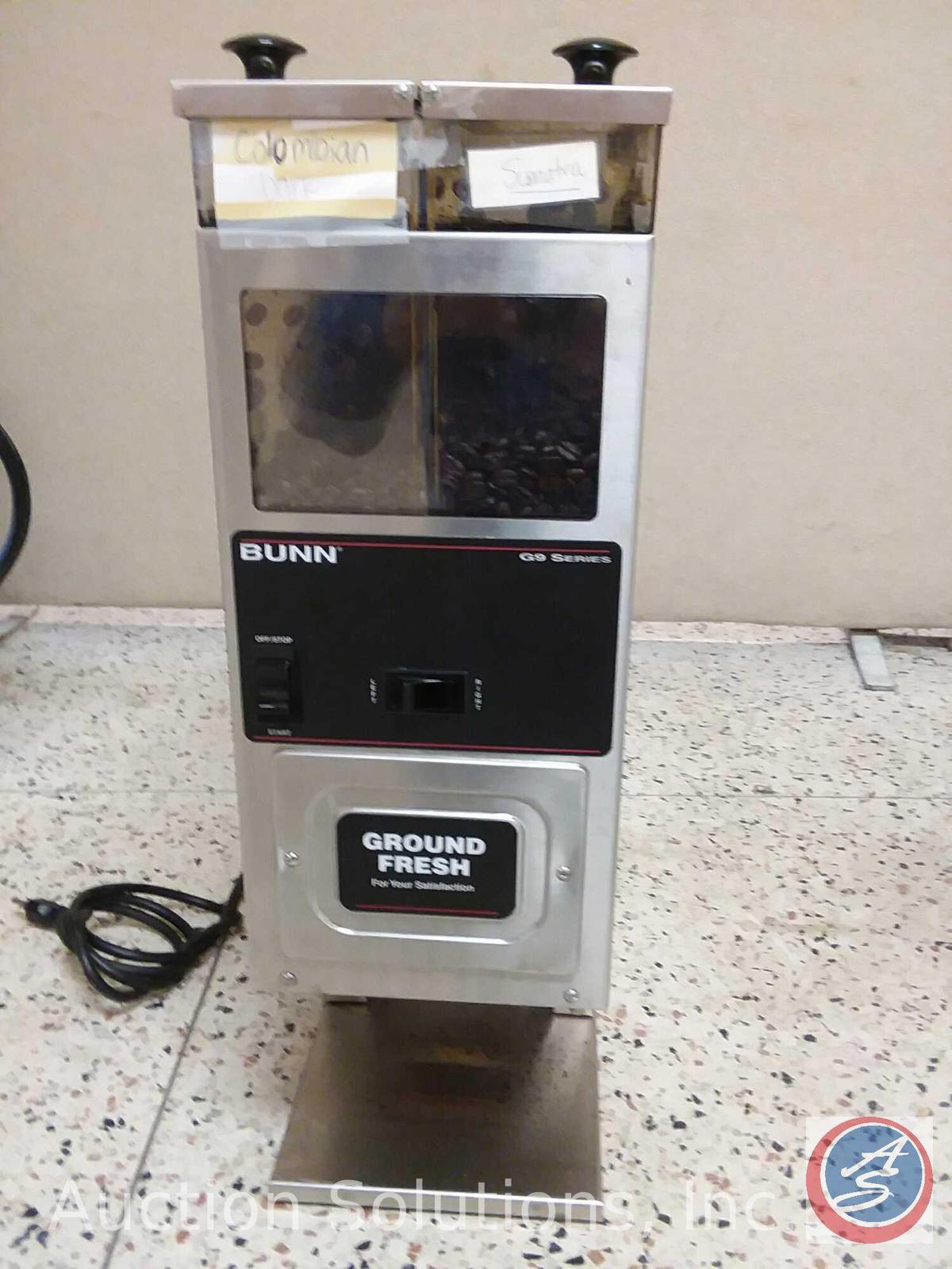 Bunn Commercial Precision Coffee Grinder G9 Series (model # G92 HD-S) (25.5" tall x 8.5" wide x 18"