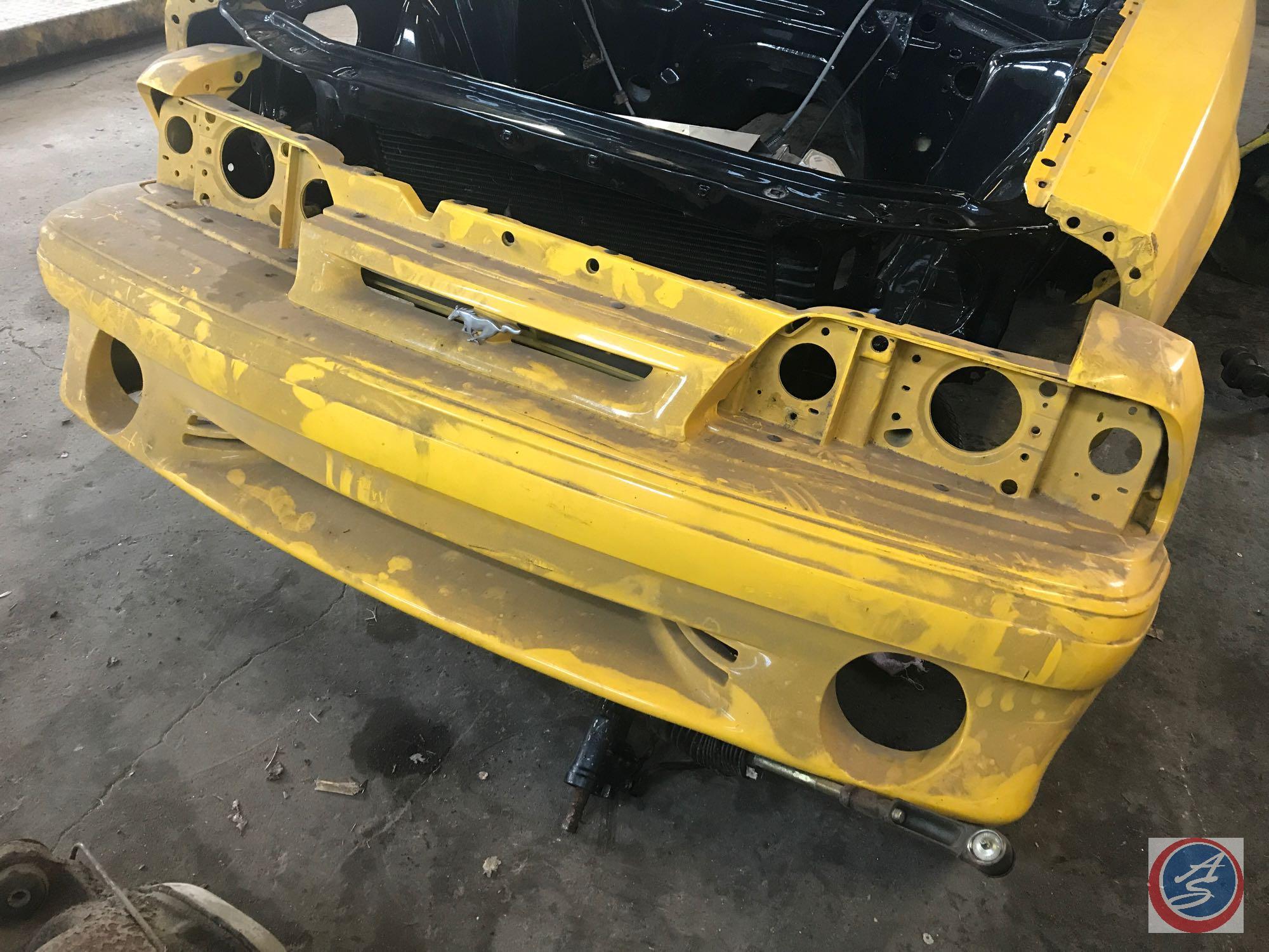 1989 Ford Mustang Shell and Interior for Parts Only. No title. Includes 93 Cobra front end and most