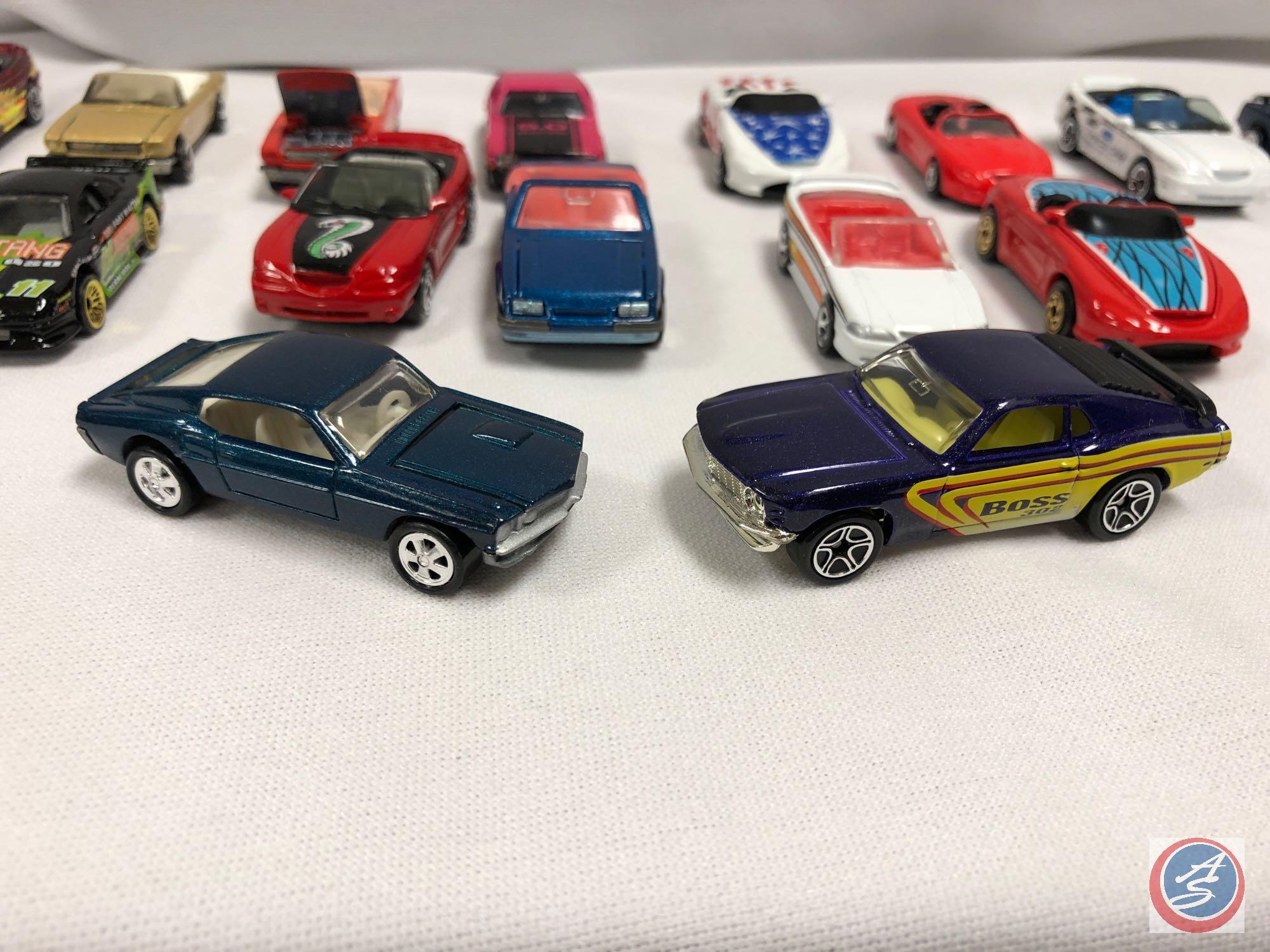 (23) Assorted Die Cast Cars including hot wheels, matchbox, and more