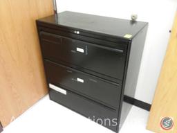 [2] Haworth, 3-Drawer Metal Lateral File Cabinets {{SOLD 2x THE MONEY}}