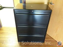 [2] Haworth, 3-Drawer Metal Lateral File Cabinets {{SOLD 2x THE MONEY}}