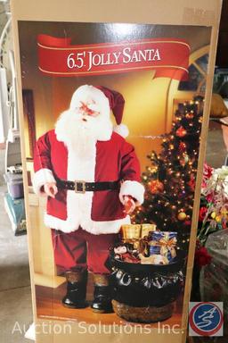 New in Box 6 1/2' Jolly Santa (catalog #18 holiday)