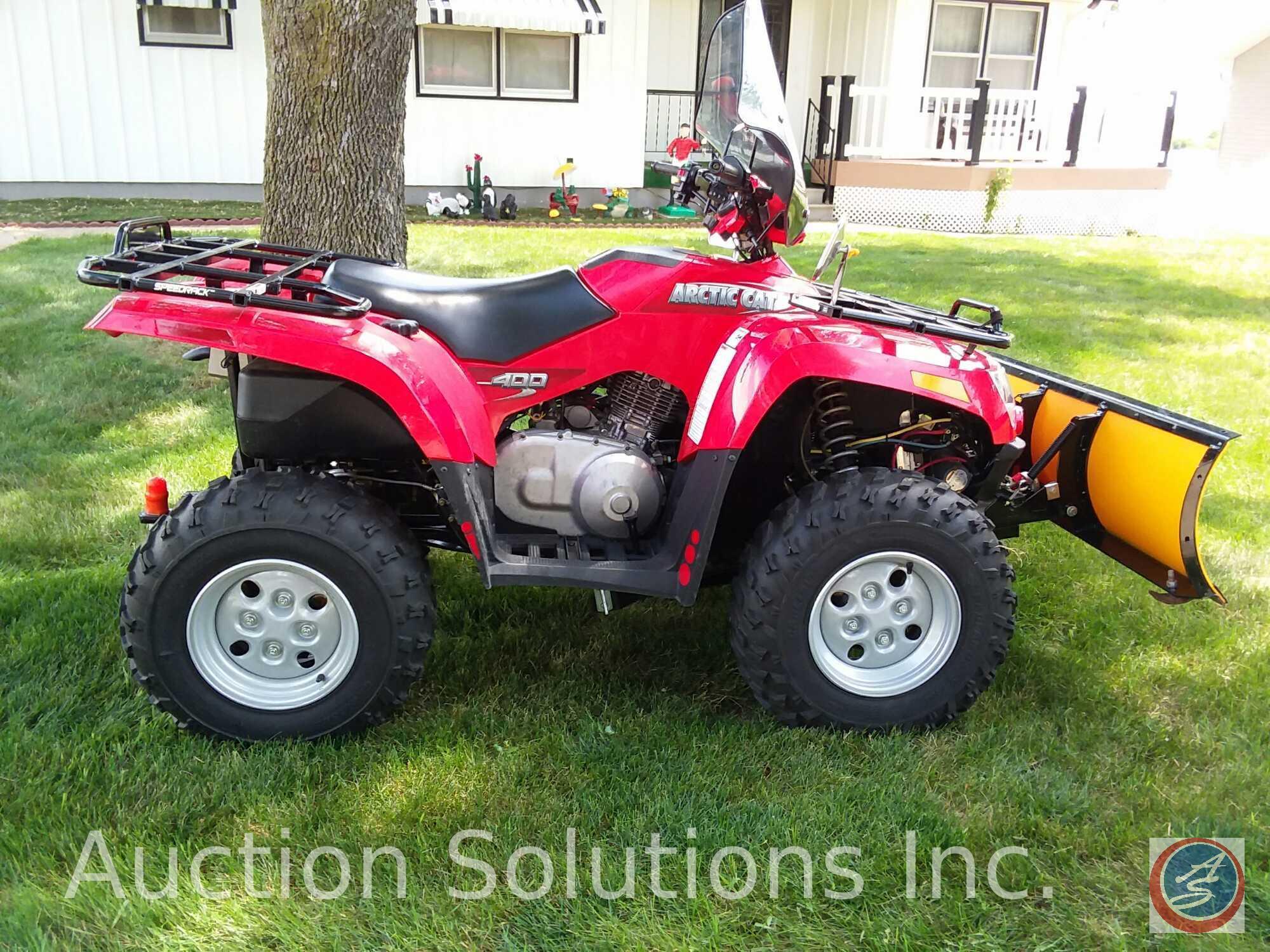 2006 Arctic Cat DVX400 4x4 ATV Quad Runner, VIN # 4UF06ATVX6T213713