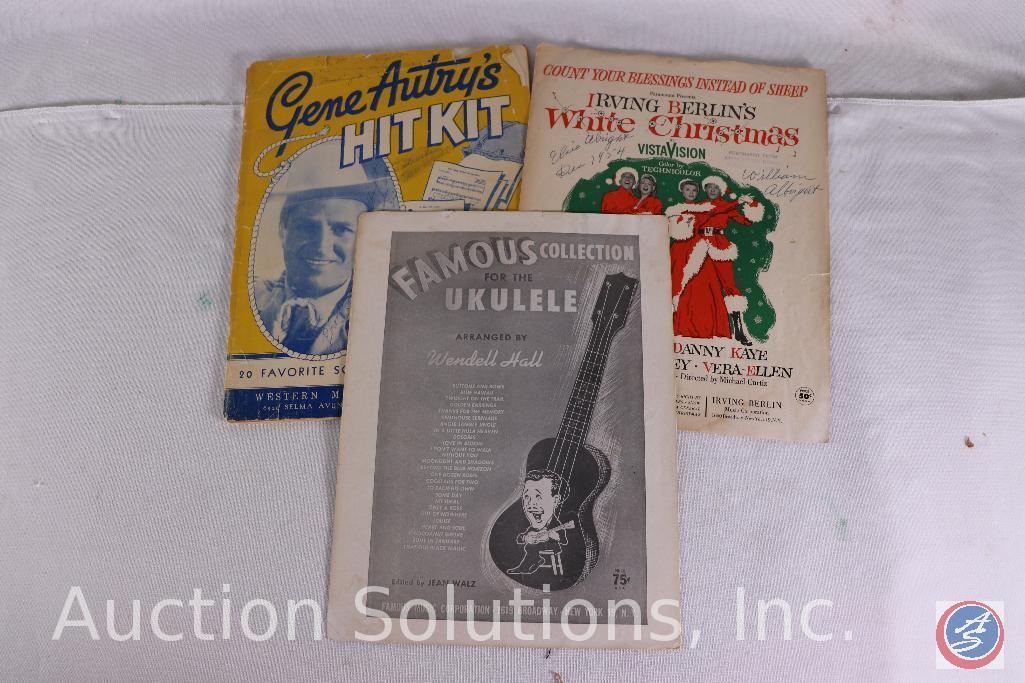 Assorted vintage sheet music