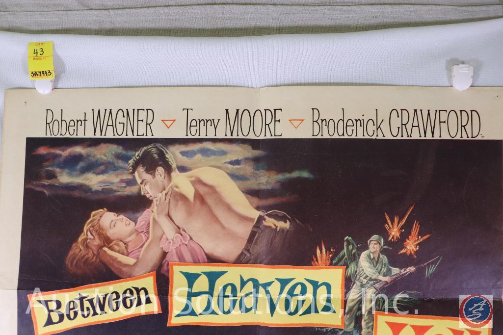 Between Heaven and Hell Vintage Movie Poster 1956, 56-397