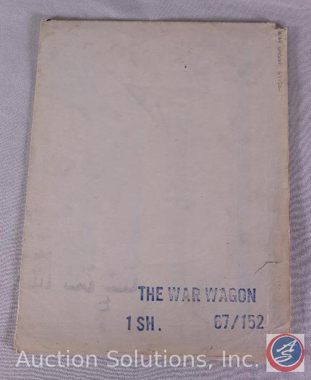 The War Wagon Vintage Movie Poster, 1967 67/152 {{TORN}}