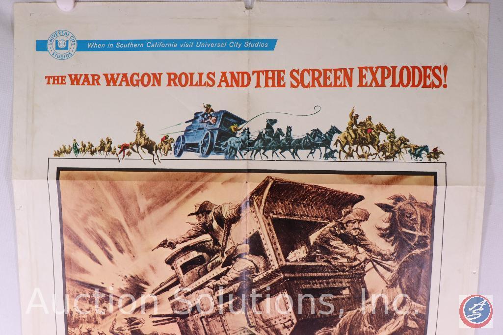 The War Wagon Vintage Movie Poster, 1967 67/152 {{TORN}}