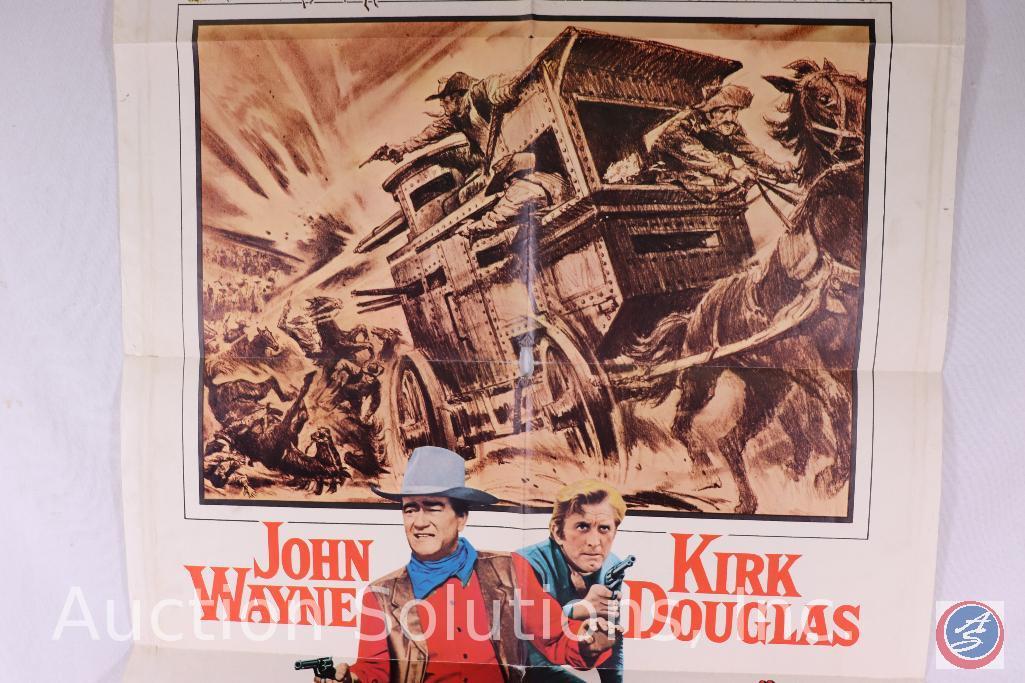 The War Wagon Vintage Movie Poster, 1967 67/152 {{TORN}}