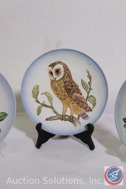 Lot of 3 decorative plates, bird theme W Goebel-Porzellanfarbrik Wildlife Wall Plate Series First