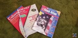 1994 US road atlas, NE atlas and gazetteer, CO atlas and gazetteer
