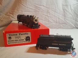 Katsumi Mokeiten (Japan) Union Pacific 5000 Locomotive and Tender 2 - 10 - 2 HO Scale Model Train in