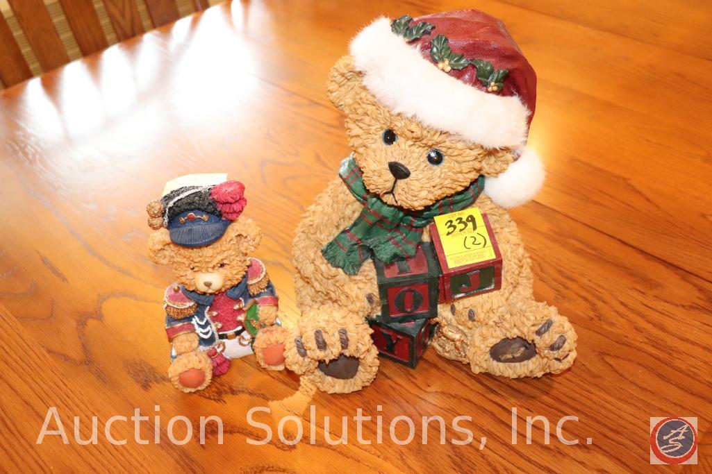 Decorative Christmas bear piggy bank "Young's 2013 and decorative toy soldier