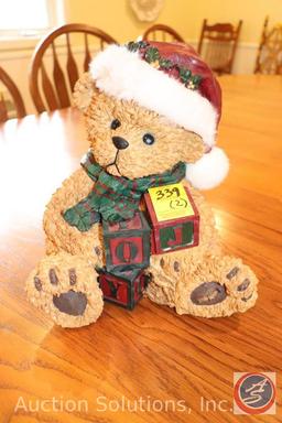 Decorative Christmas bear piggy bank "Young's 2013 and decorative toy soldier