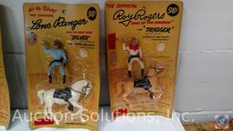 'The Original' Lone Ranger (Hi-Yo...) w/ Silver; and Roy Rogers (King of the Cowboys) w/ Trigger -