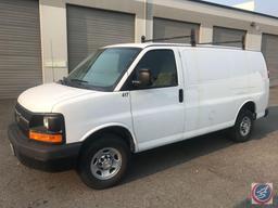 2015 Chevrolet Express Van, VIN # 1GCWGFCG7F1103825