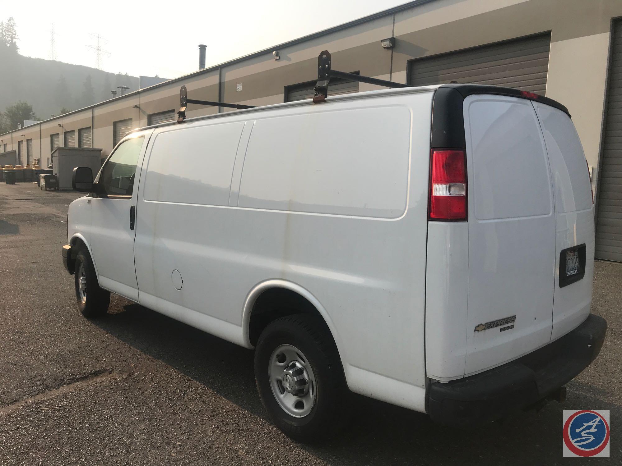 2015 Chevrolet Express Van, VIN # 1GCWGFCG7F1103825