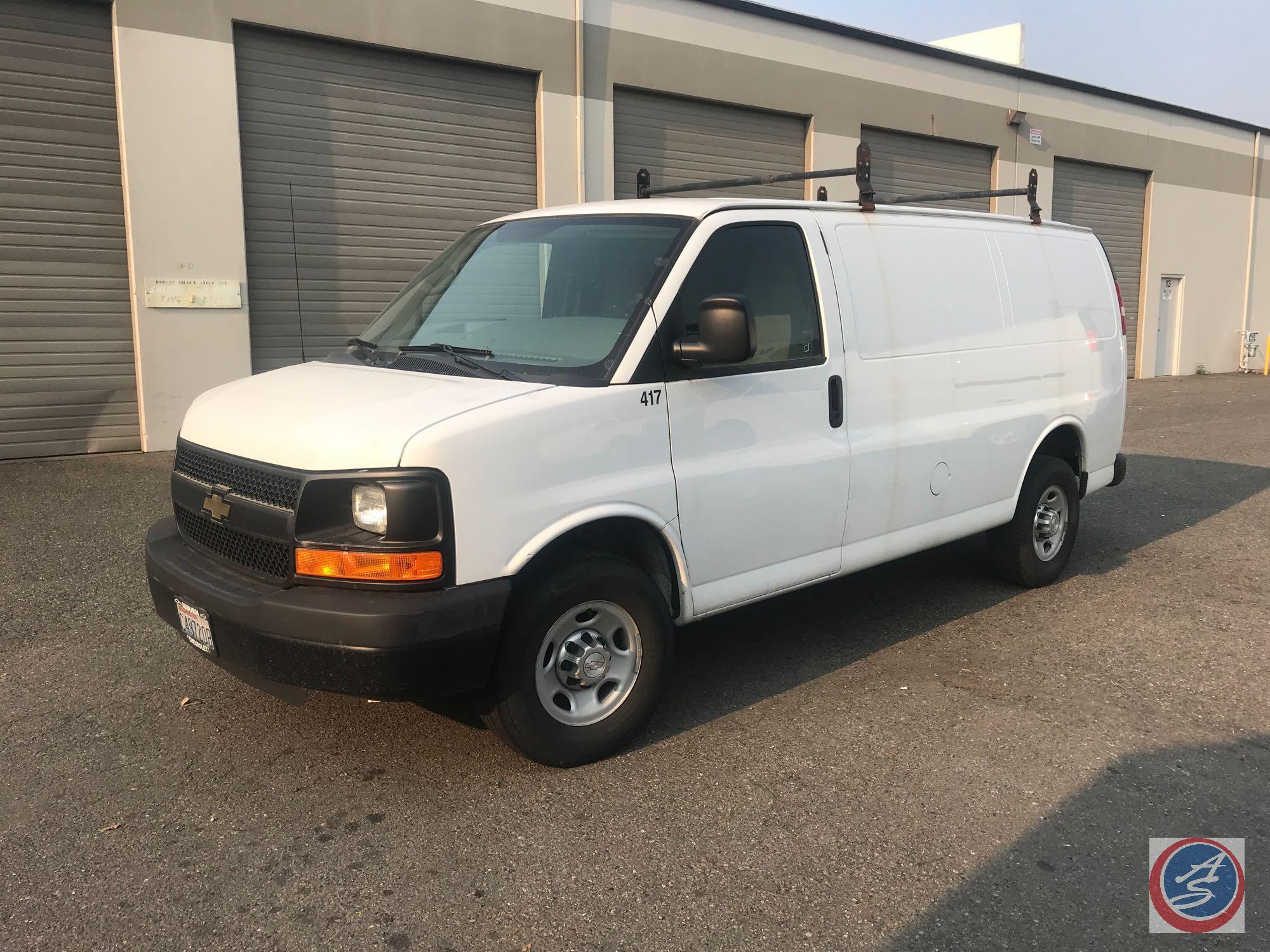 2015 Chevrolet Express Van, VIN # 1GCWGFCG7F1103825