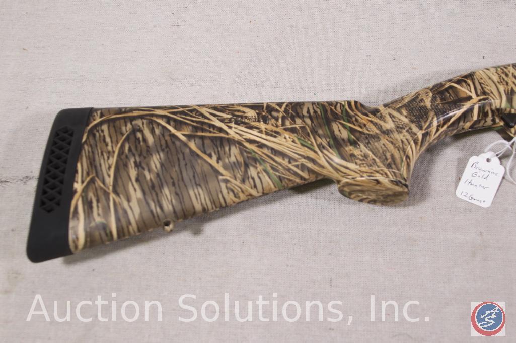 Browning Model Gold Hunter 12 GA Shotgun Semi-Auto chambered for 3 inch full camo with vent rib