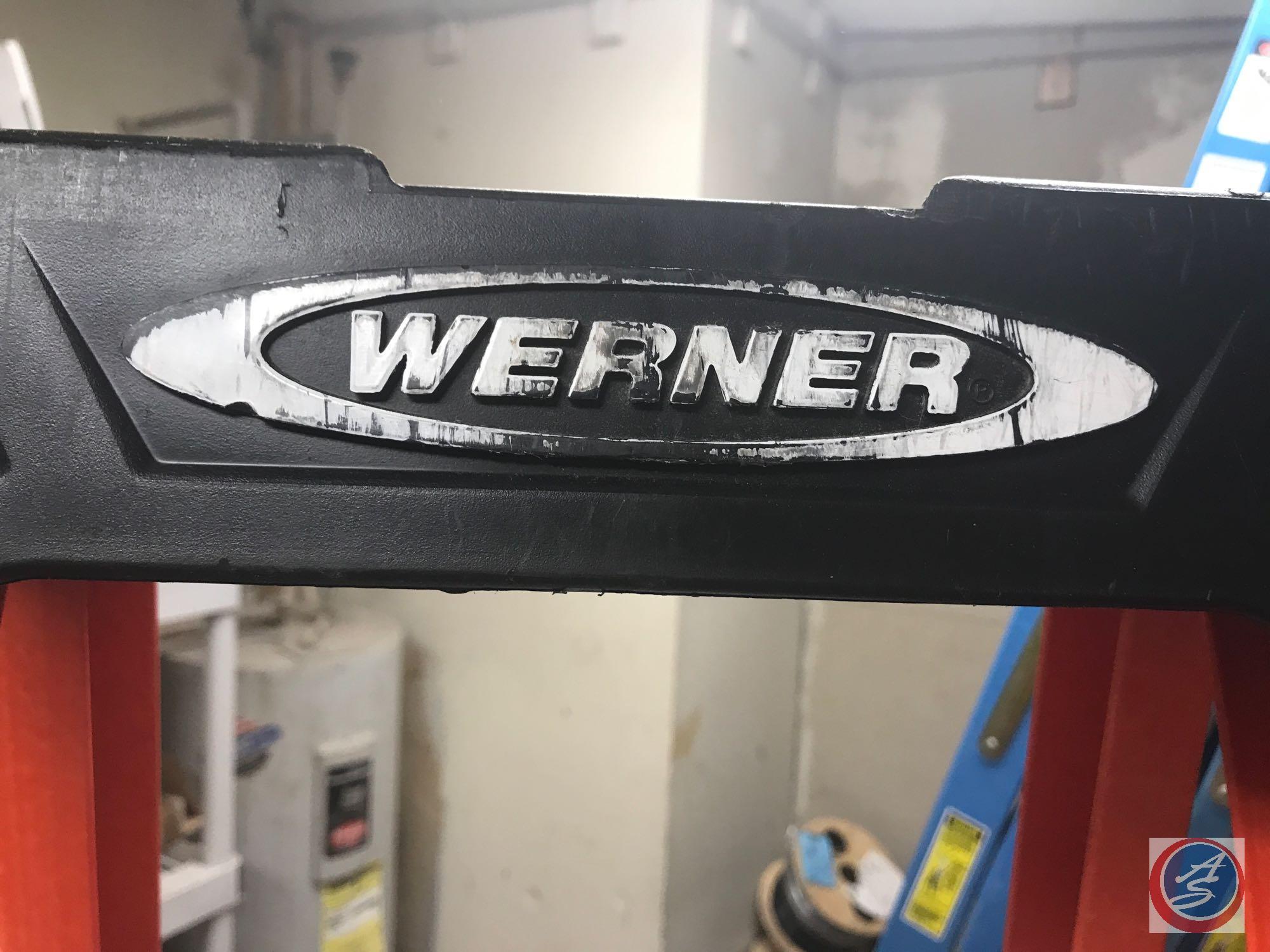 {{TIMES THE MONEY}} (5) Werner 6 foot step ladders, 300 pound weight limit