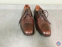 Men's Brown Leather Florsheim Lace-up Dress Shoes {{LIKE NEW}} Size 8 1/2
