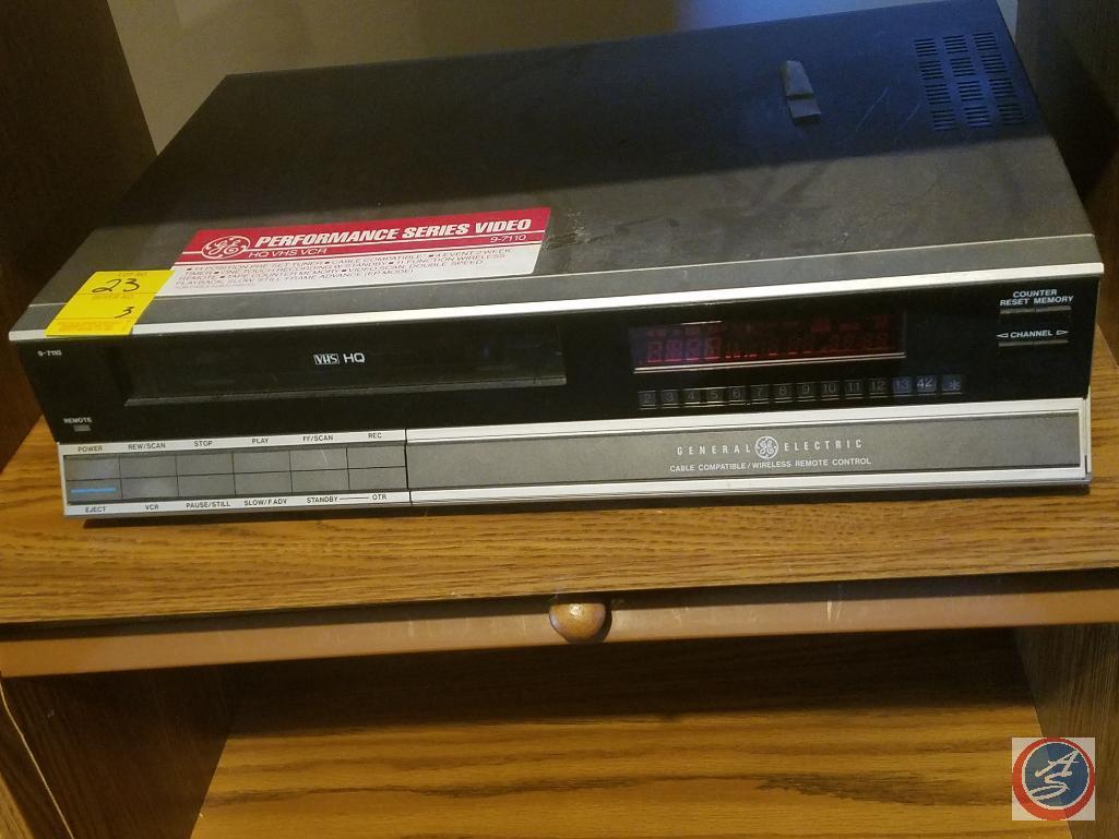 Samsung VCR (model #VR2610), GE VCR (model #9-7110), Element 19" LED hdtv with remote, (2) Direct TV