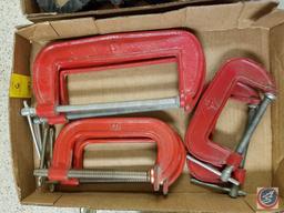 (2) Strap Wrenches, (2) 4'' Clamps, (2) 5" Clamps, (2) 8" Clamps