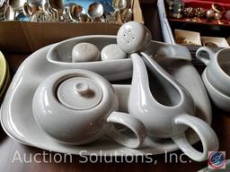 48 Piece Grey Russell Wright Dishes