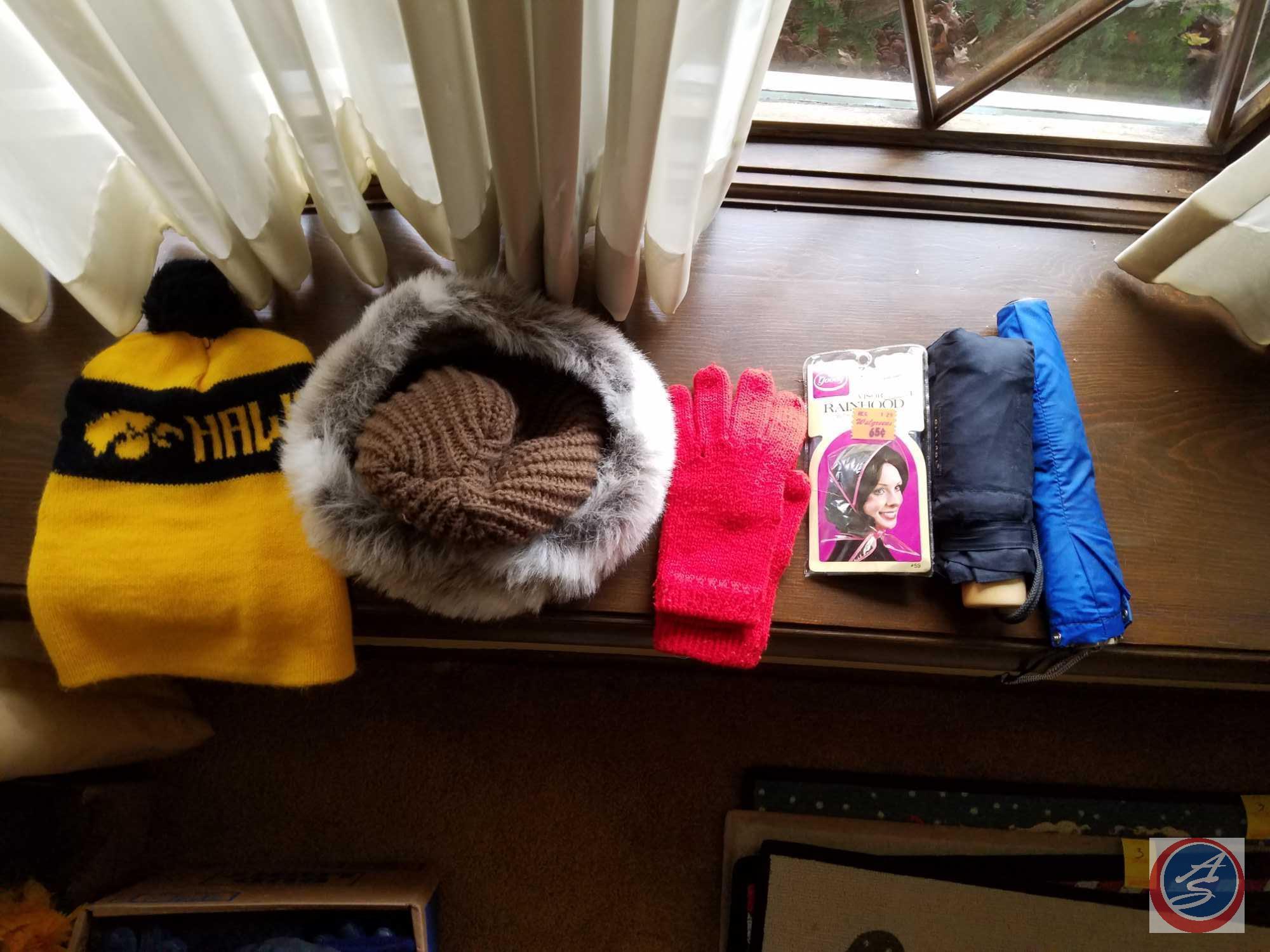 Winter Hats, Gloves, Mittens, Umbrellas, Shoe Sleeves, Candle, Tapestry Pillow, Decroative Plate
