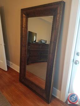 Full Length Floor Mirror 71" x 39 1/2", Area Rug,