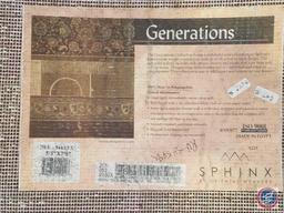 Sphinx Generations Area Rug by Oriental Weavers made in Egypt 5.3' x 7.4' , Whisper Technology Wall