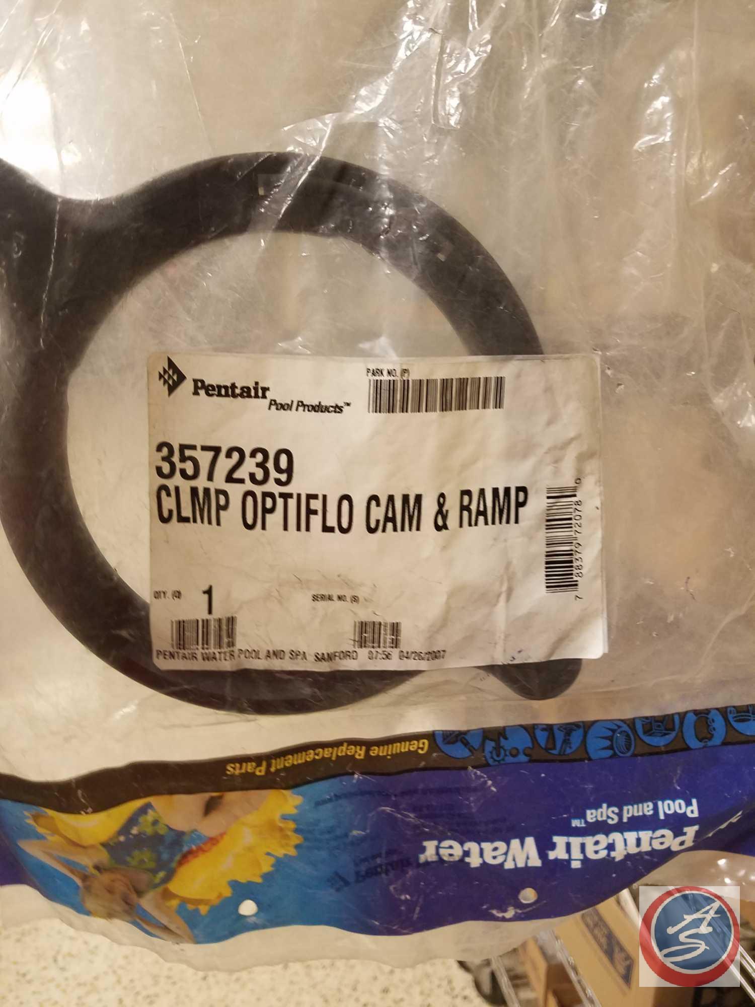 Pentair CLMP OPTIFLO Cam and Ramp Part #357239, Hayword Seal Plate 2.5 & 3 HP, Jet Body Nut Part