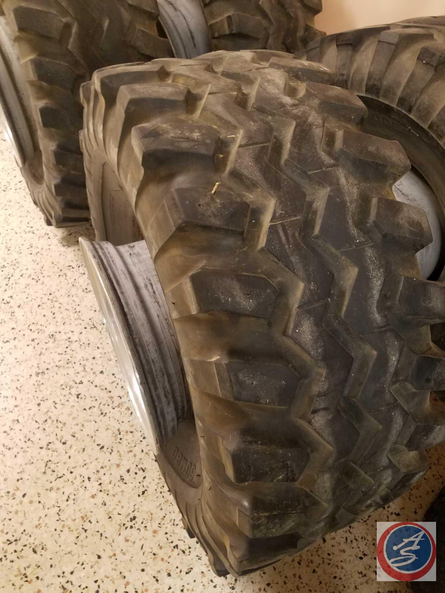 (4) Gumbo Monster Mudder 17/40-16.LT Gateway Tires with Rims